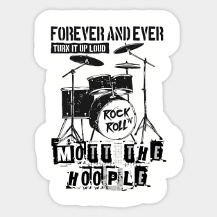 mott the hopple forever and ever Sticker